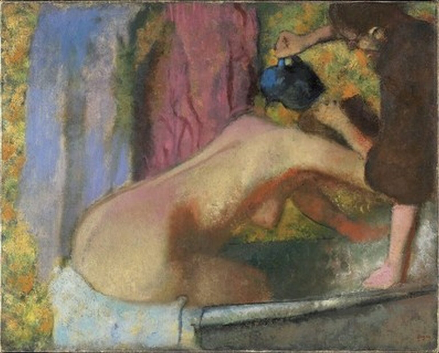 Degas Femme au bain