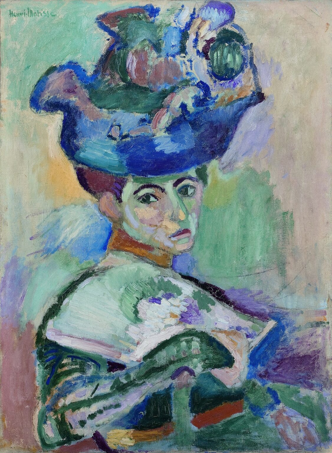 Matisse Femme au chapeau (1905)