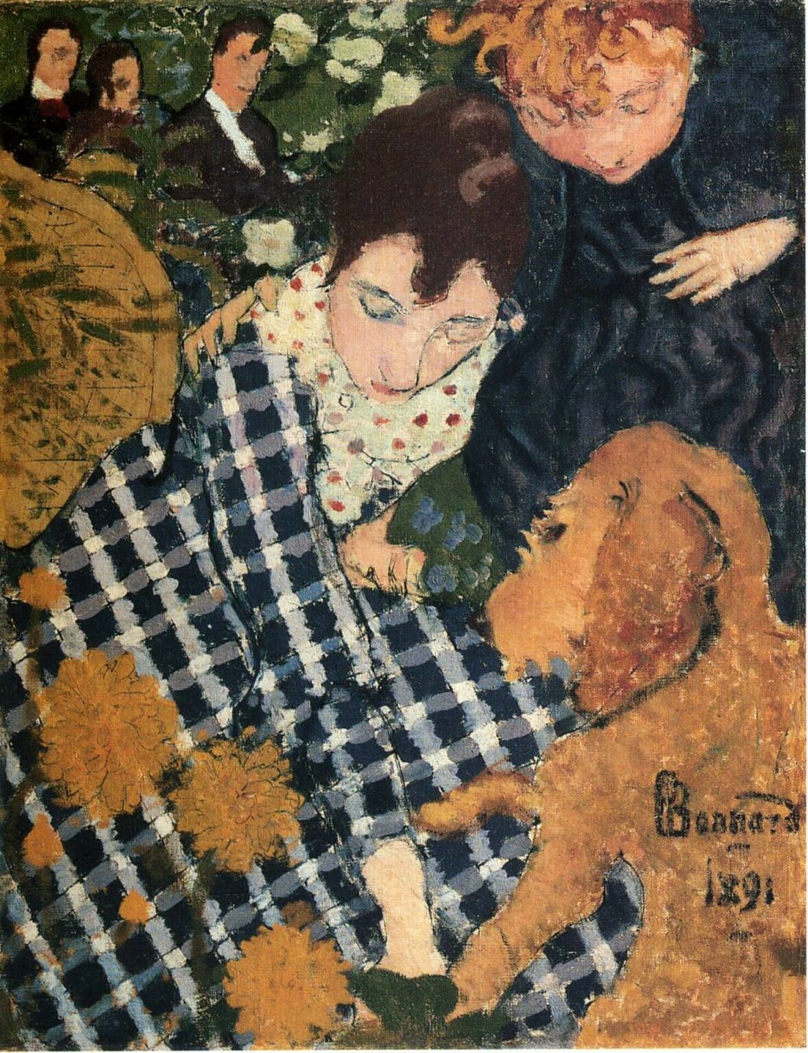 Bonnard Femmes au chien (1891)