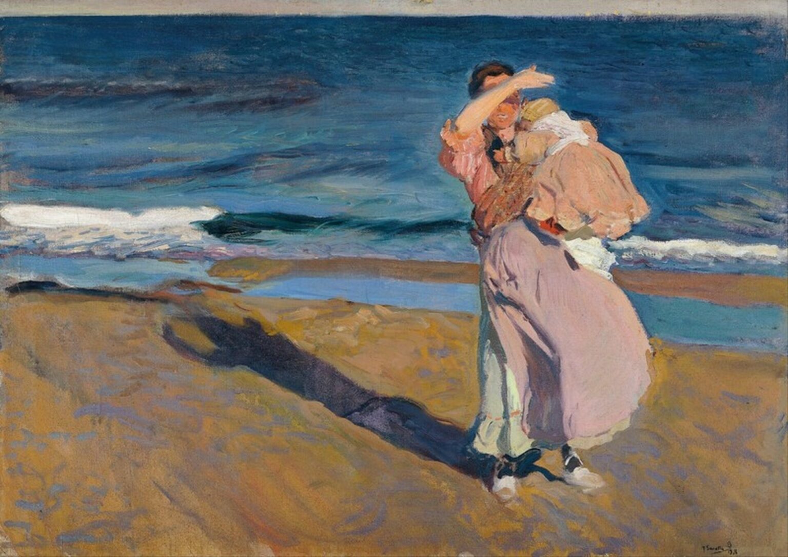 Sorolla Fisherwomen with her son