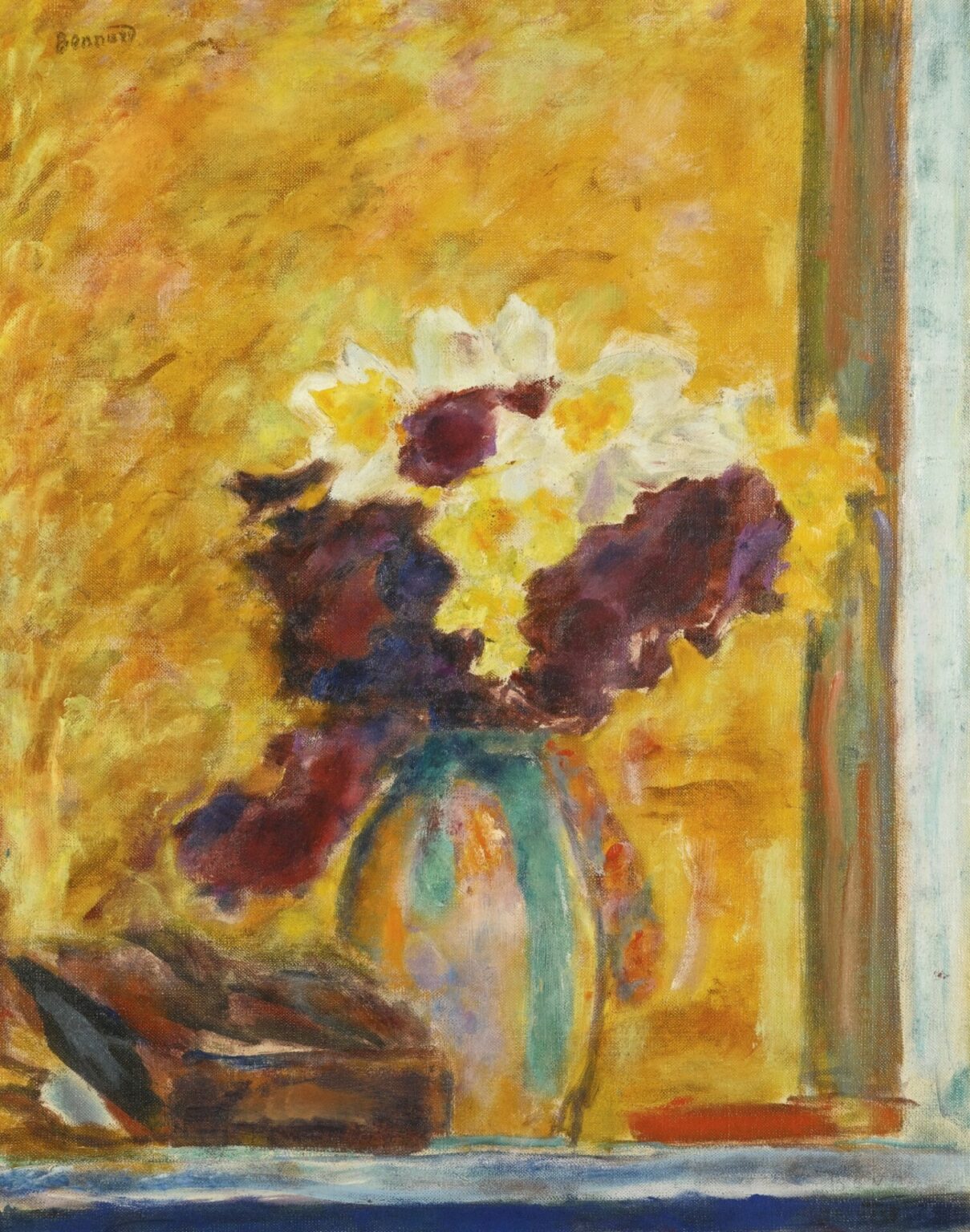 Bonnard Fleurs au pichet vert (c. 1920)
