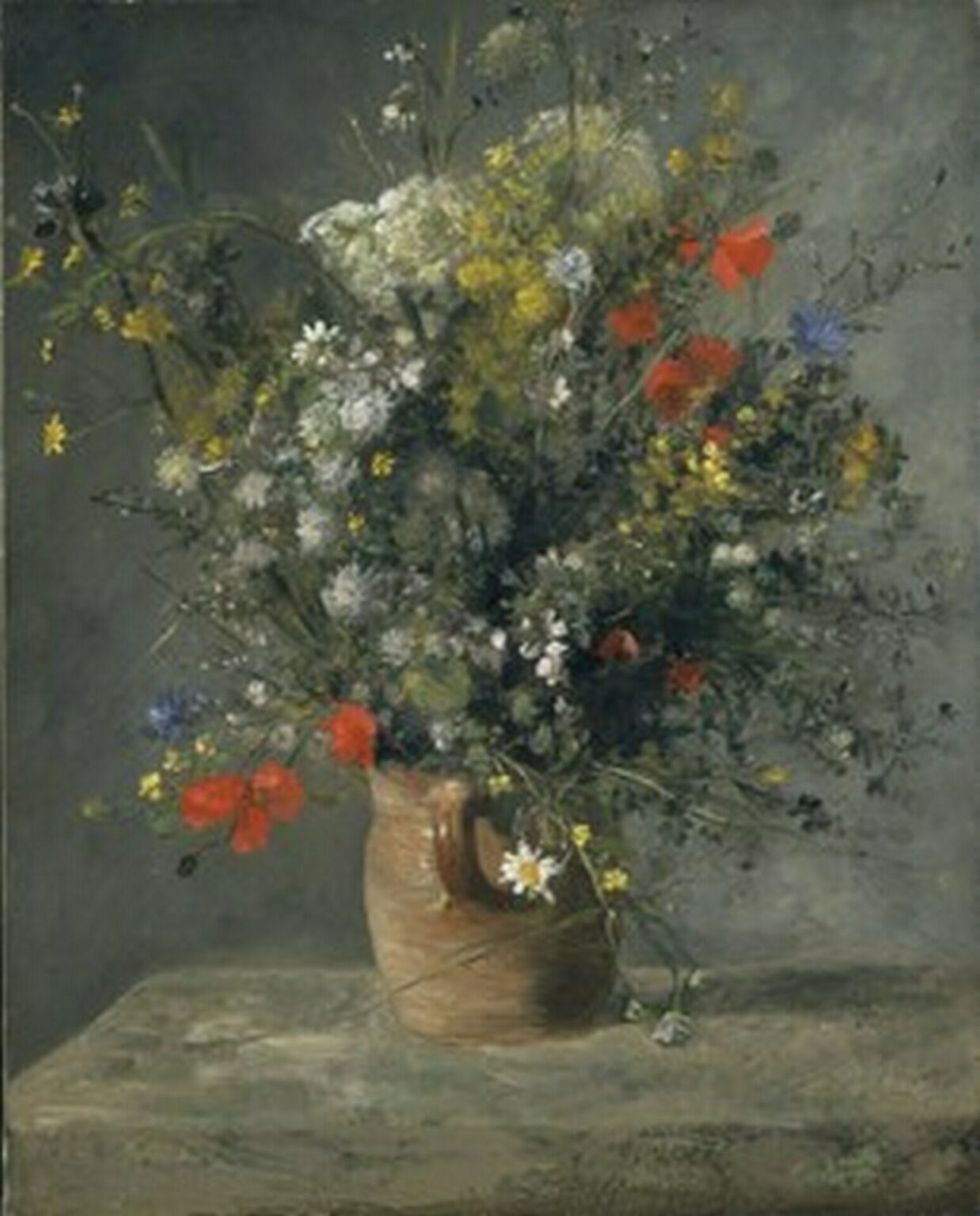 Renoir Flowers in a Vase (c. 1866)