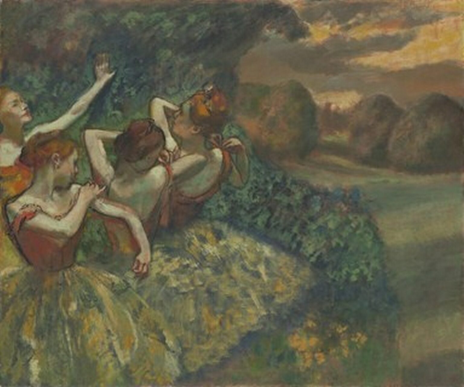 Degas Four Dancers (c. 1899)