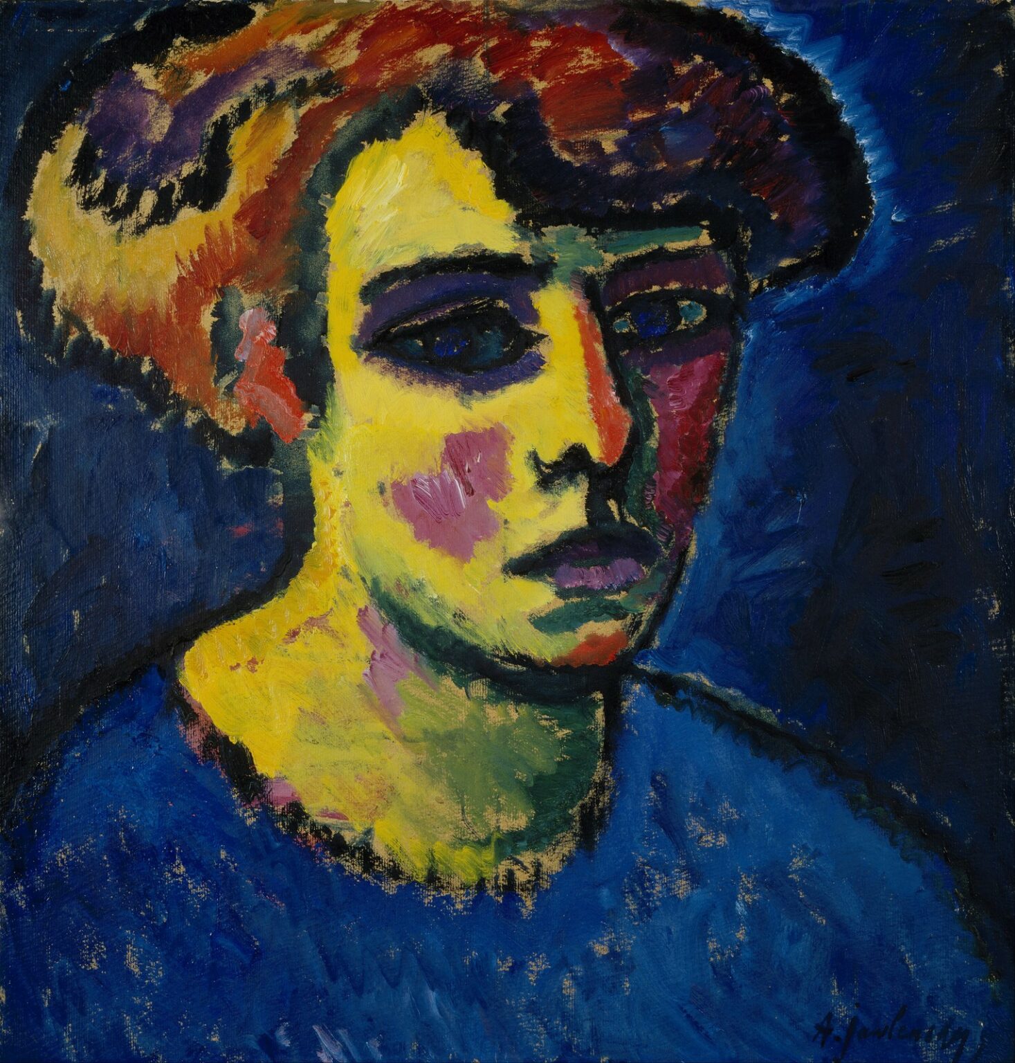 Jawlensky Frauenkopf (Head of a Woman, 1911)