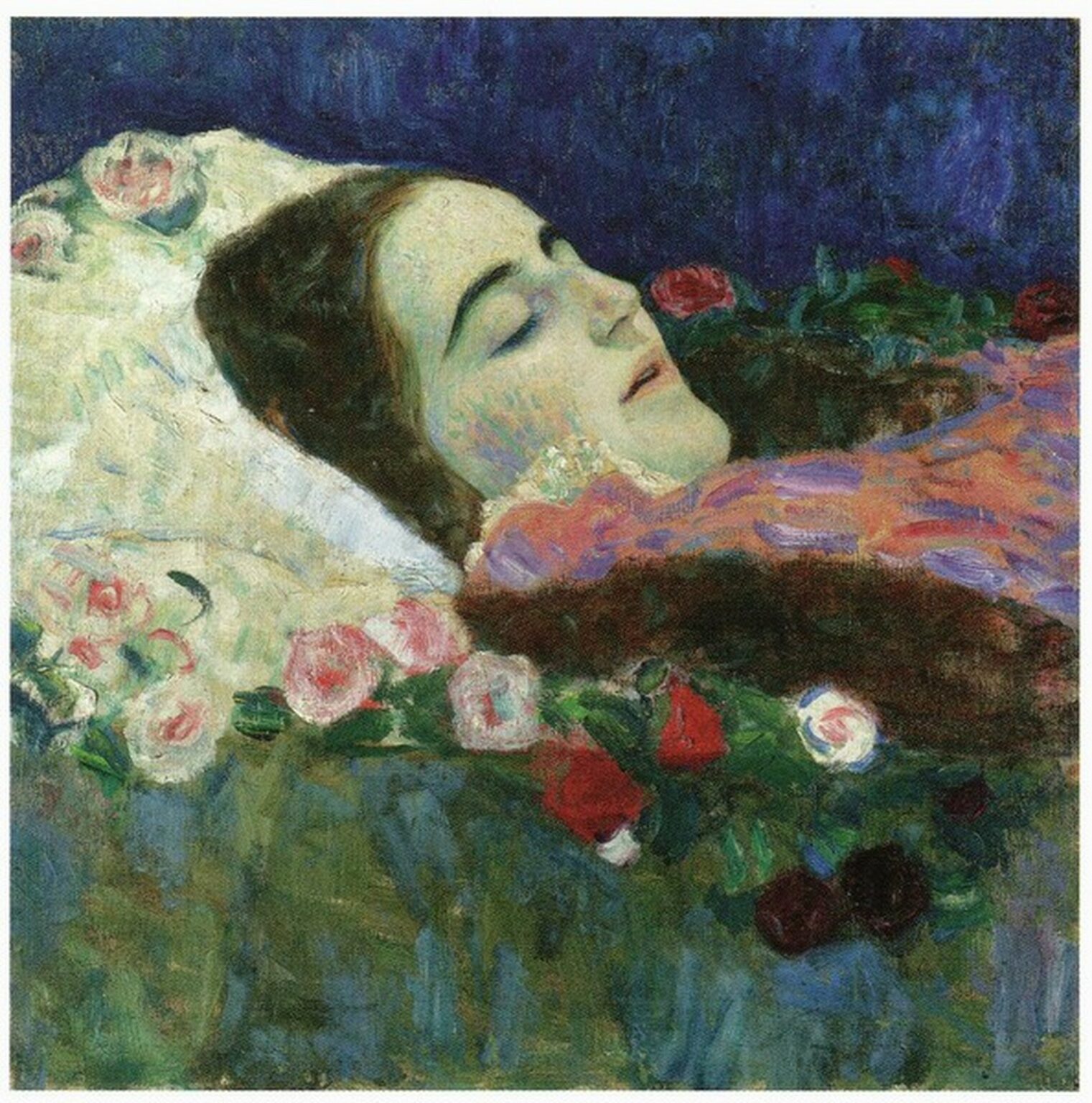 Klimt Fräulein Ria Munk auf dem Totenbett (1912)