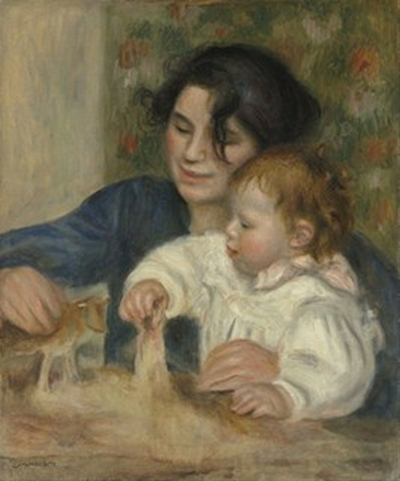 Renoir Gabrielle and Jean (1895)