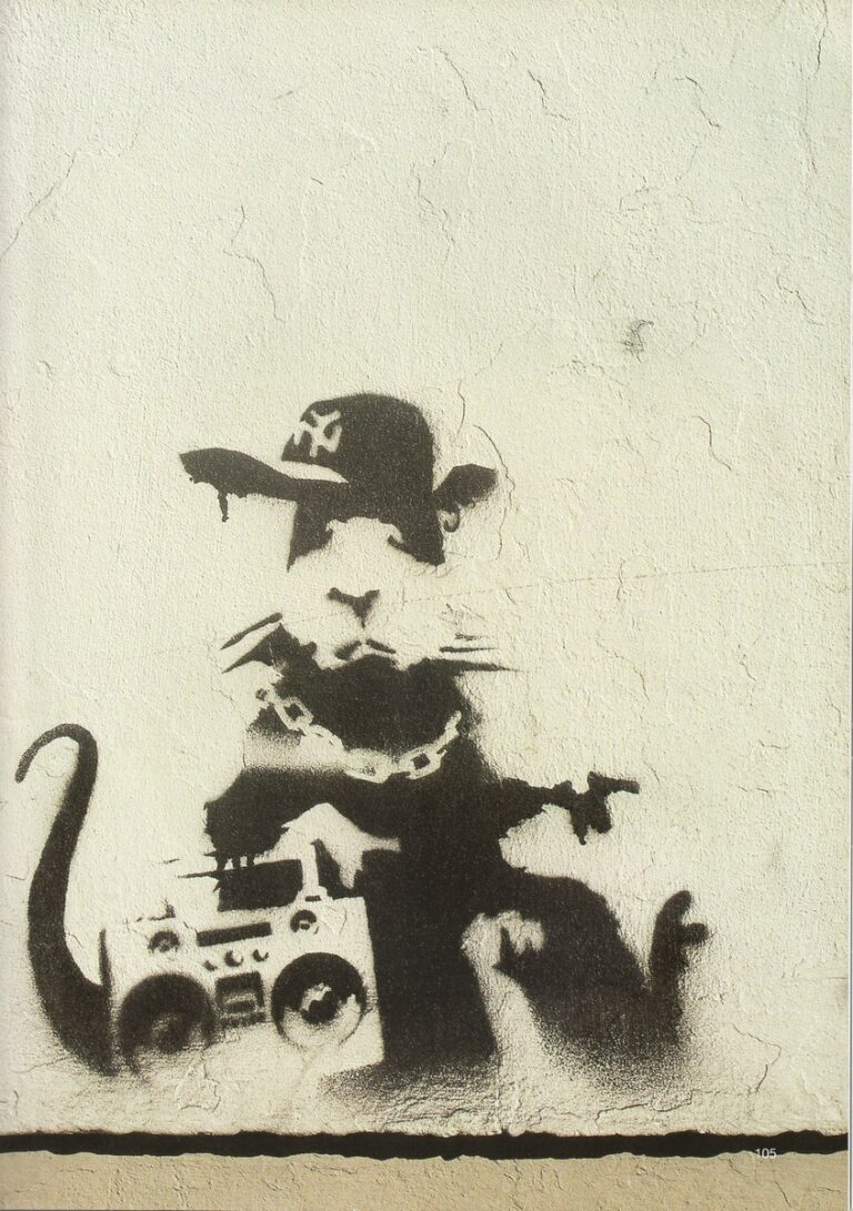 Banksy Gangsta Rat