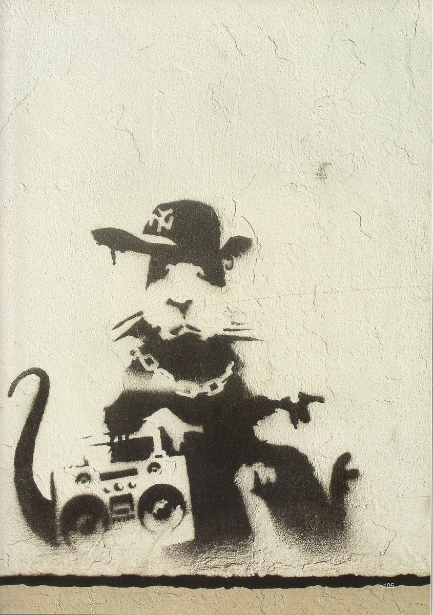 Banksy Gangsta Rat