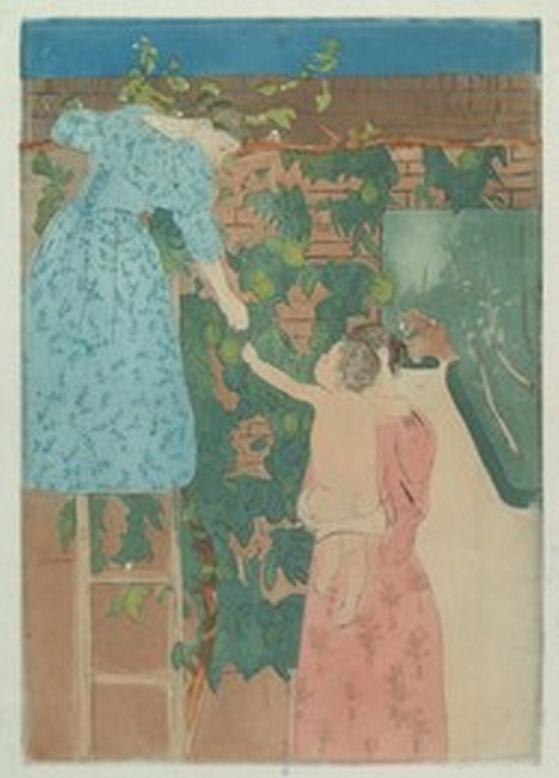 Cassatt Gathering Fruit (c.1893)