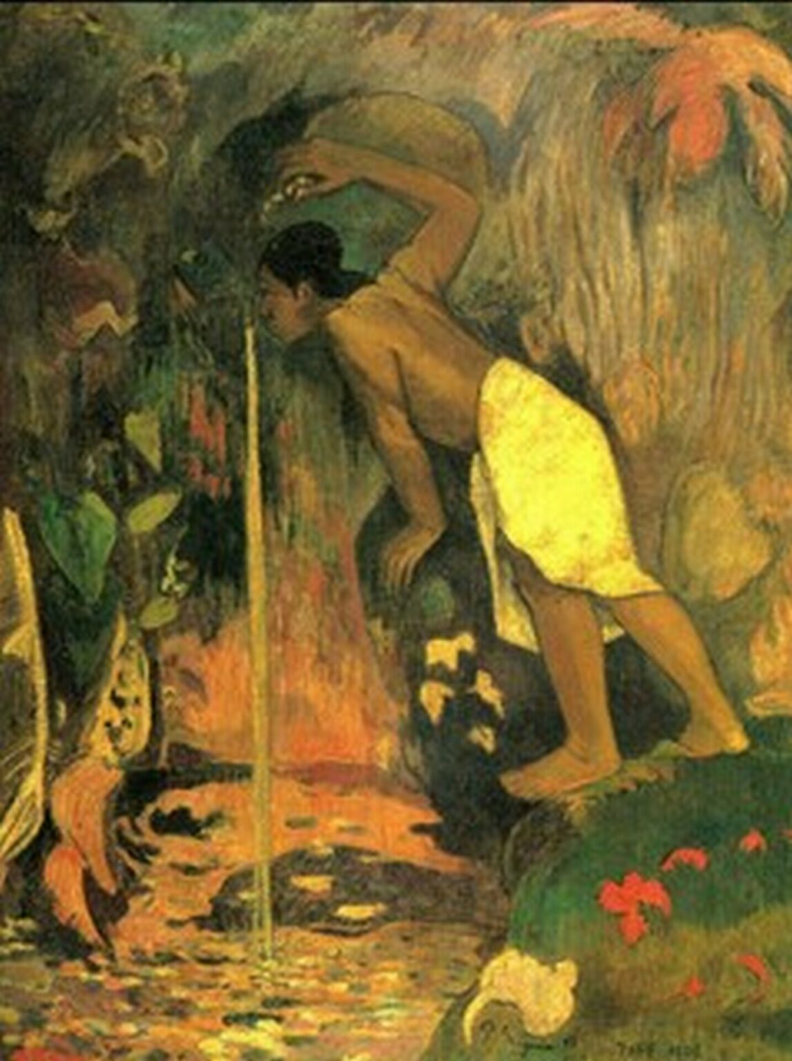 Gauguin Geheimnisvolle Quelle (Pape moe) (1893)