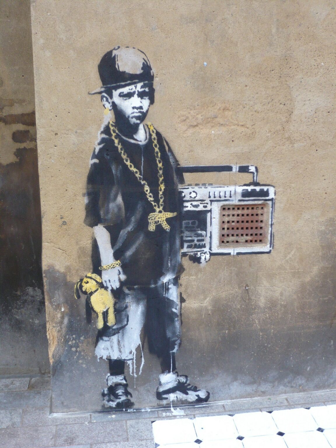 Banksy Ghetto Boy (Dalston)