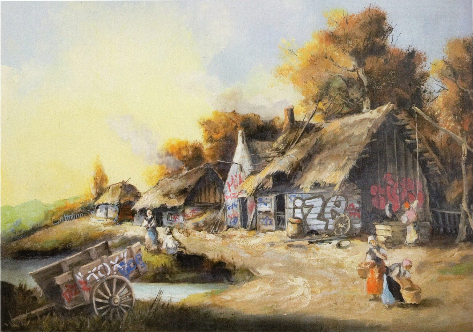 Banksy Graffiti Cottage (2006)