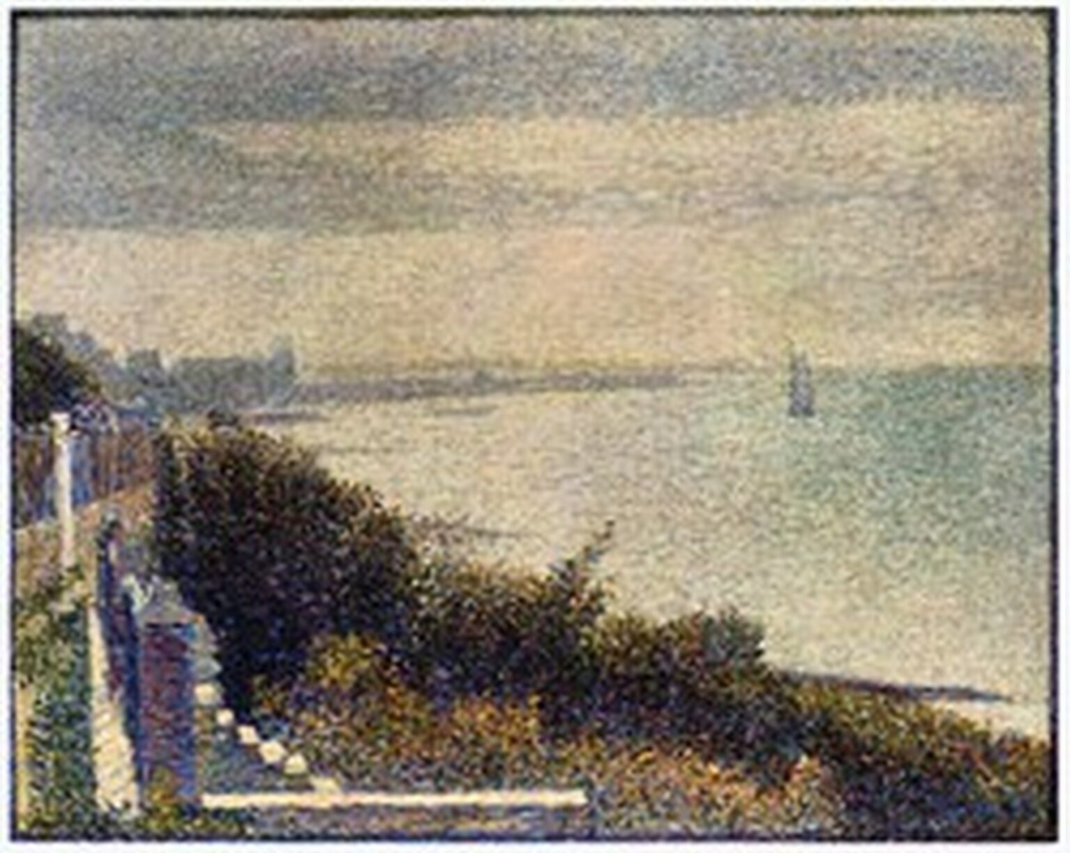 Seurat Grandcamp: Evening