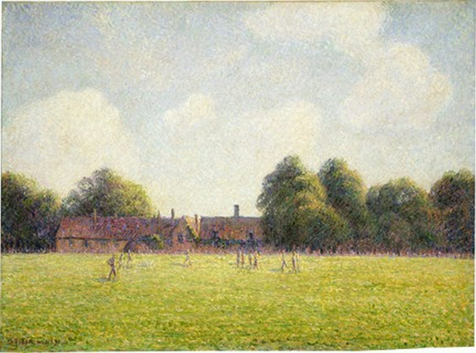 Pissarro Hampton Court Green (1891)