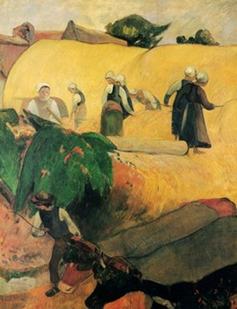 Gauguin Haymaking in Brittany