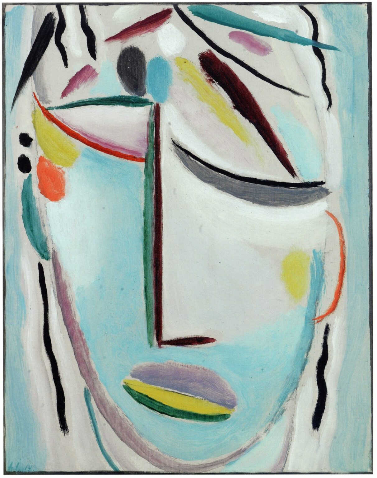 Jawlensky Heilandsgesicht-Màrtyrer (1919)