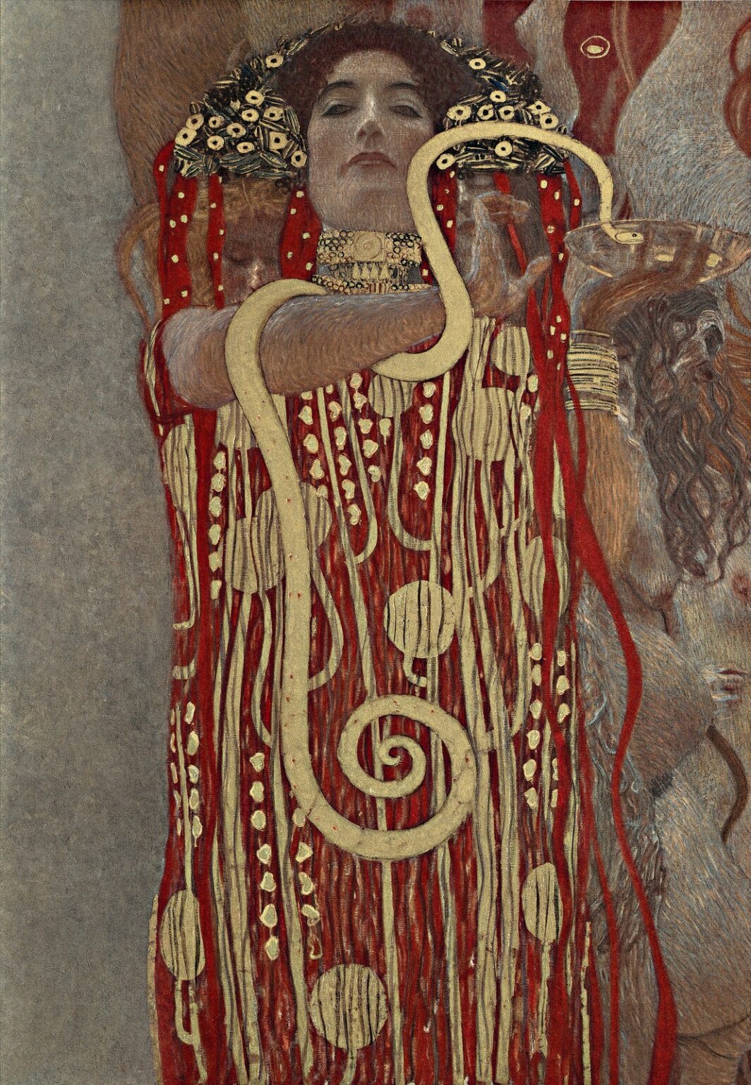 Klimt Hygieia (detail from Medicine) (1900)