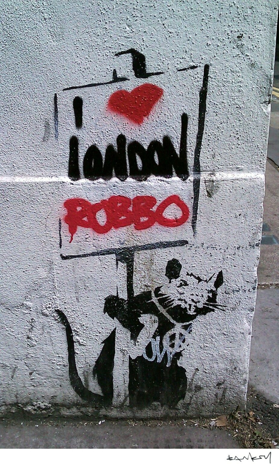 Banksy I Love London Robbo