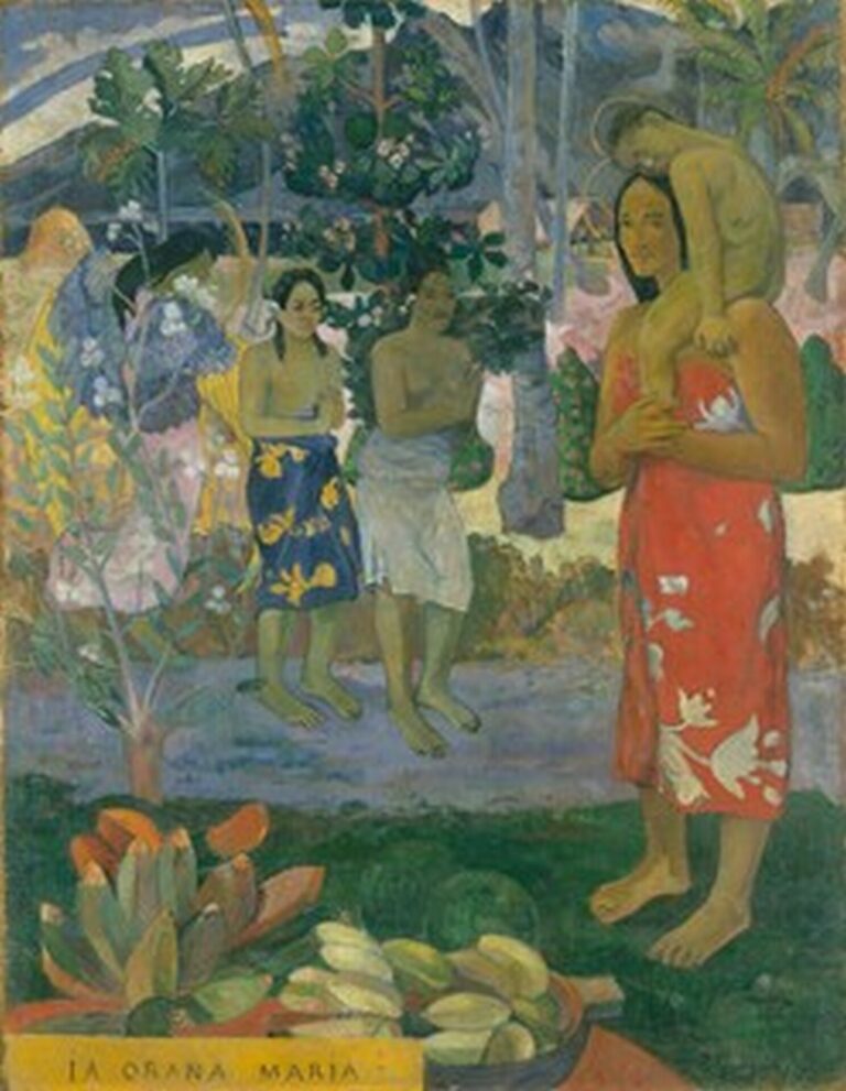Gauguin Ia Orana Maria (Hail Mary) (1891)