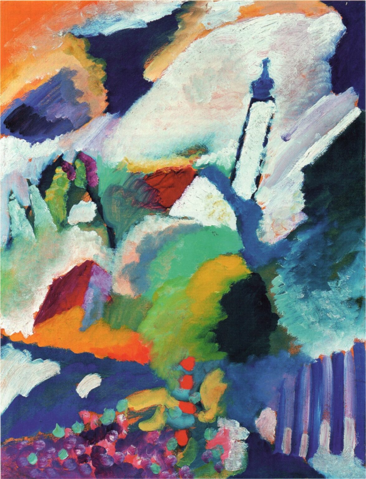 Kandinsky Iglesia en Murnau (1910)