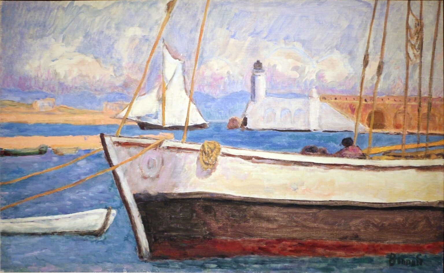 Bonnard Il porto delle imbarcazioni da diporto, Antibes (1914)