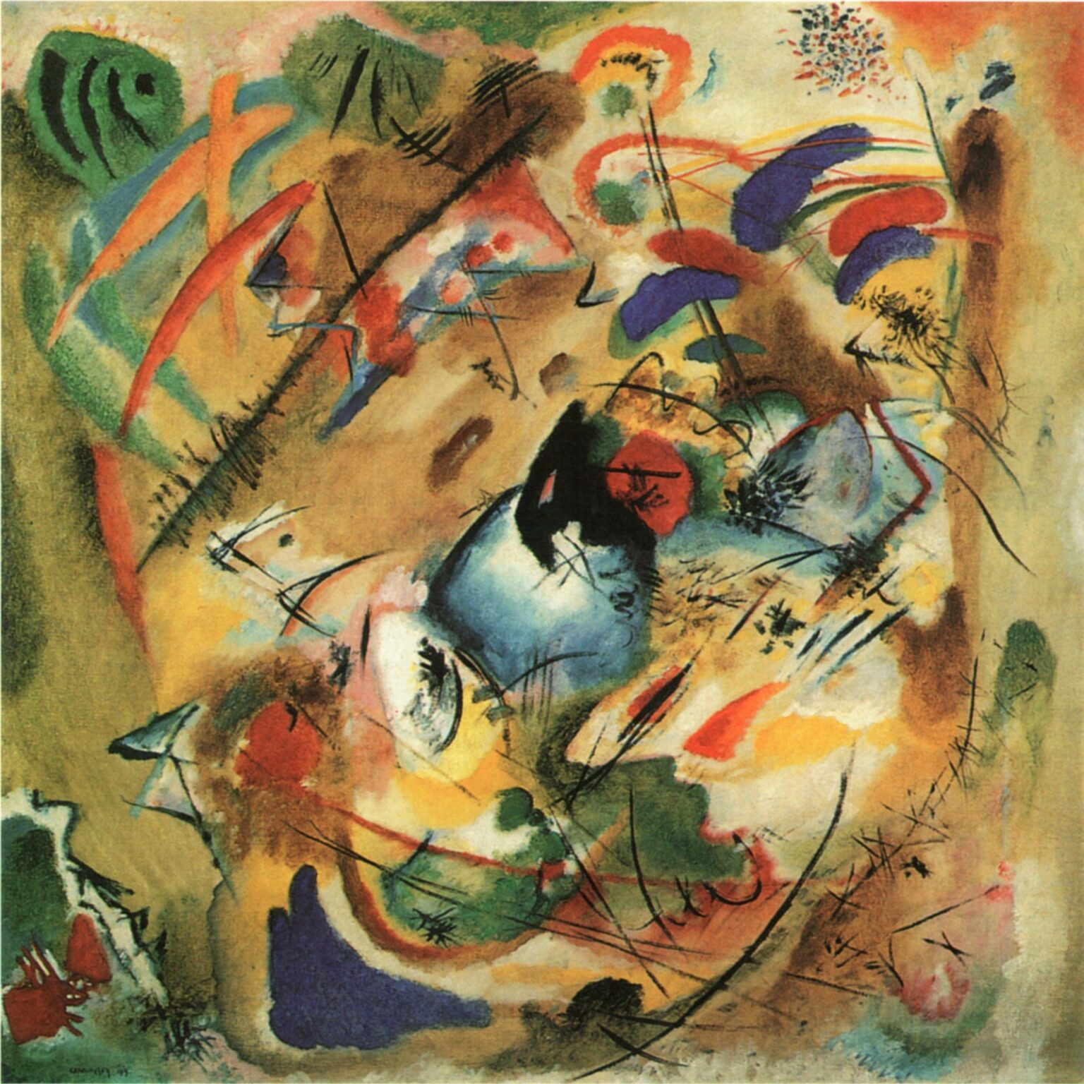 Kandinsky Improvisation. Dreamy (1913)