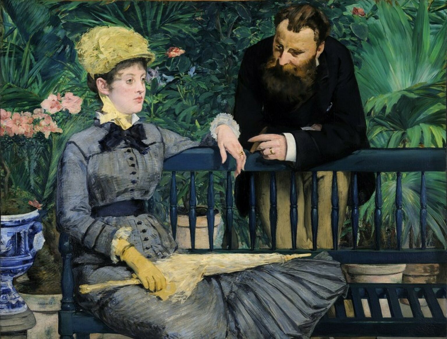 Manet In The Conservatory (1878-79)