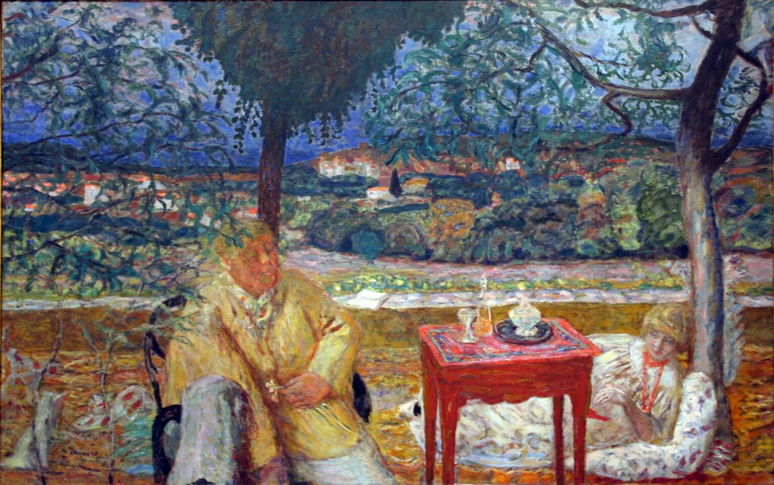 Bonnard In the Garden (Conversation in Provence, 1913-14)
