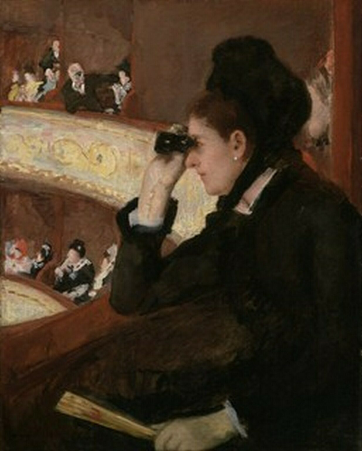 Cassatt In the Loge (1878)