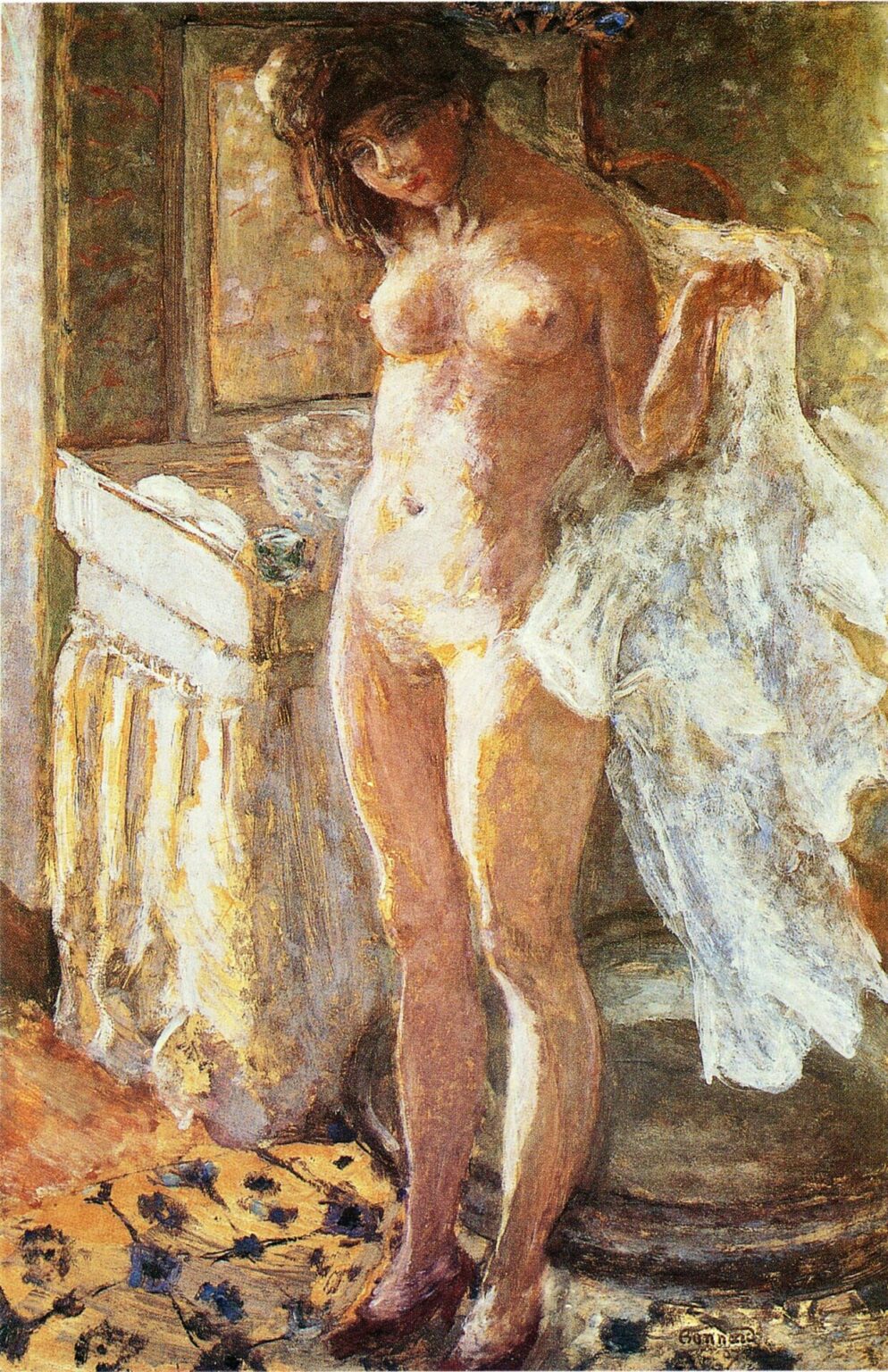 Bonnard In the bathroom (1907)