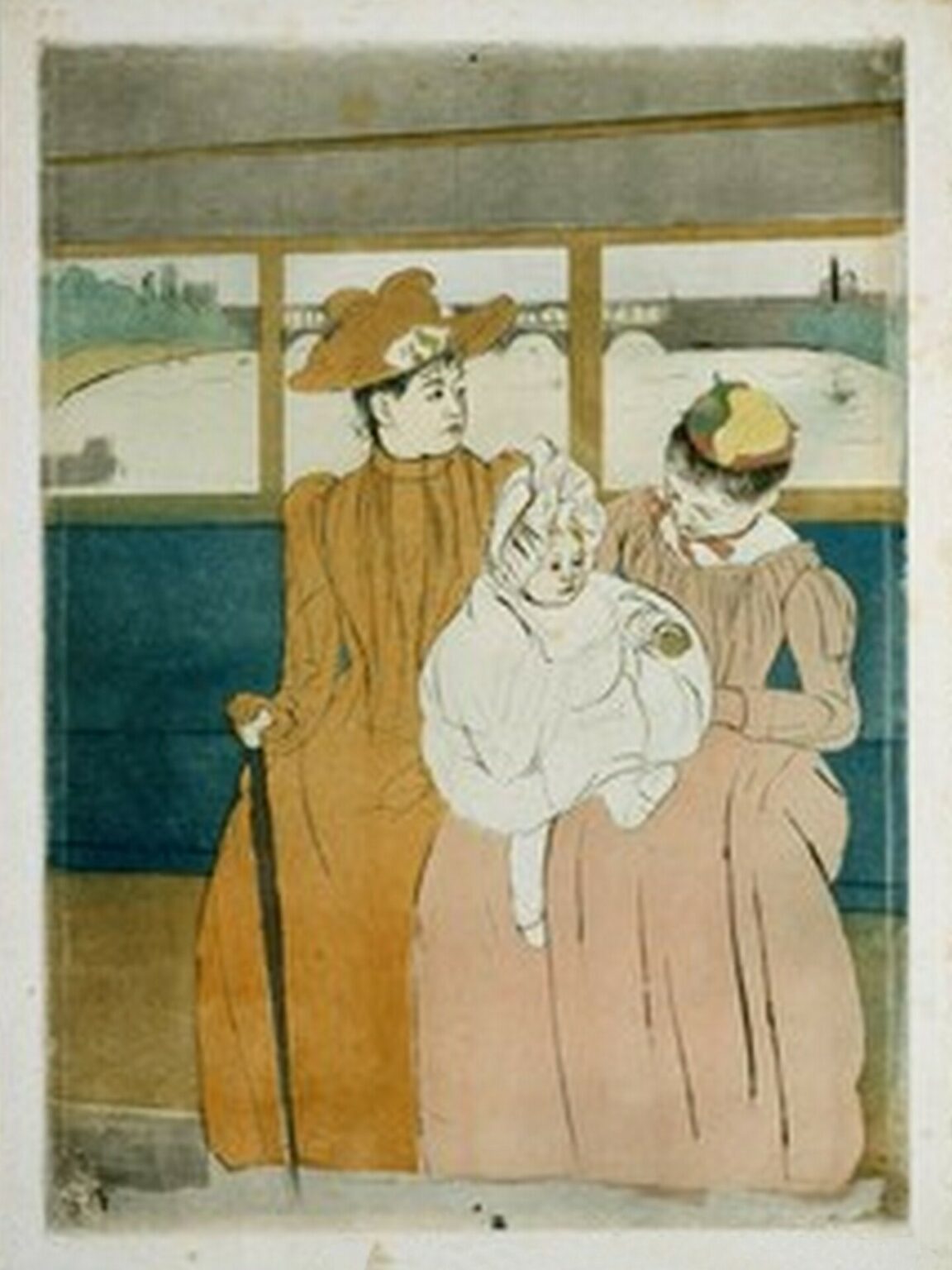 Cassatt In the omnibus (1890-91)