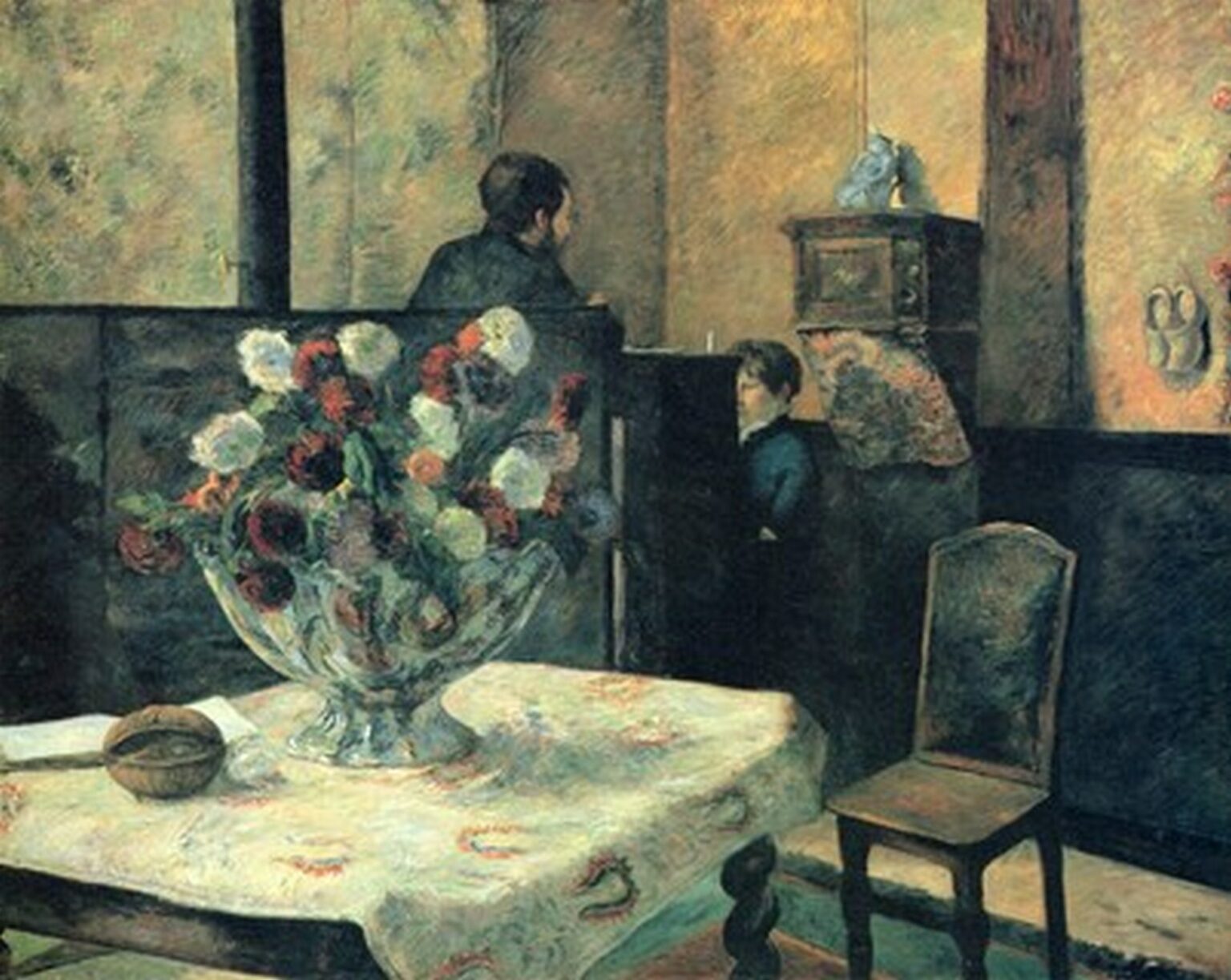 Gauguin Interieur du peintre Paris, rue Carcel (1881)