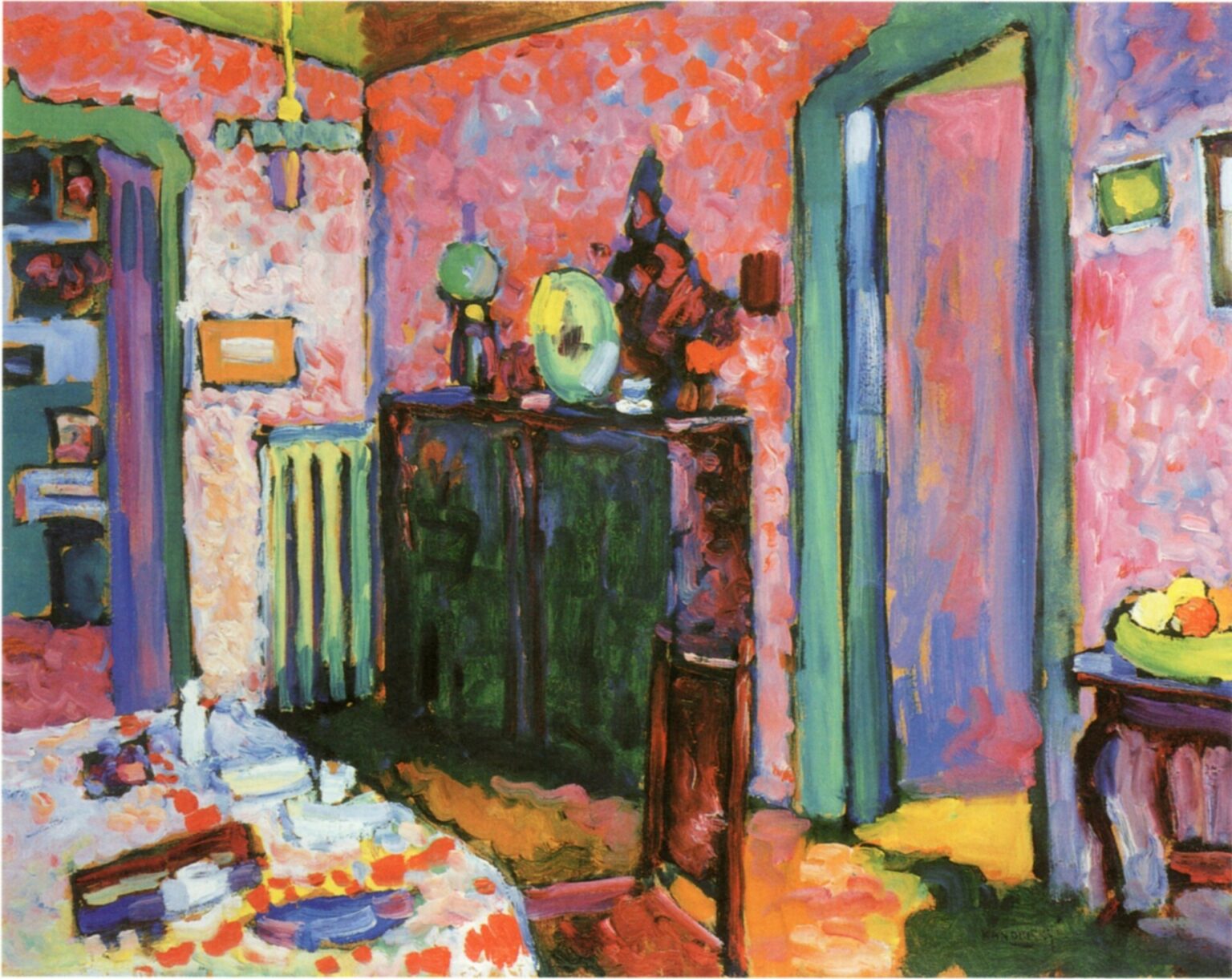 Kandinsky Interior (Mi comedor, 1909)