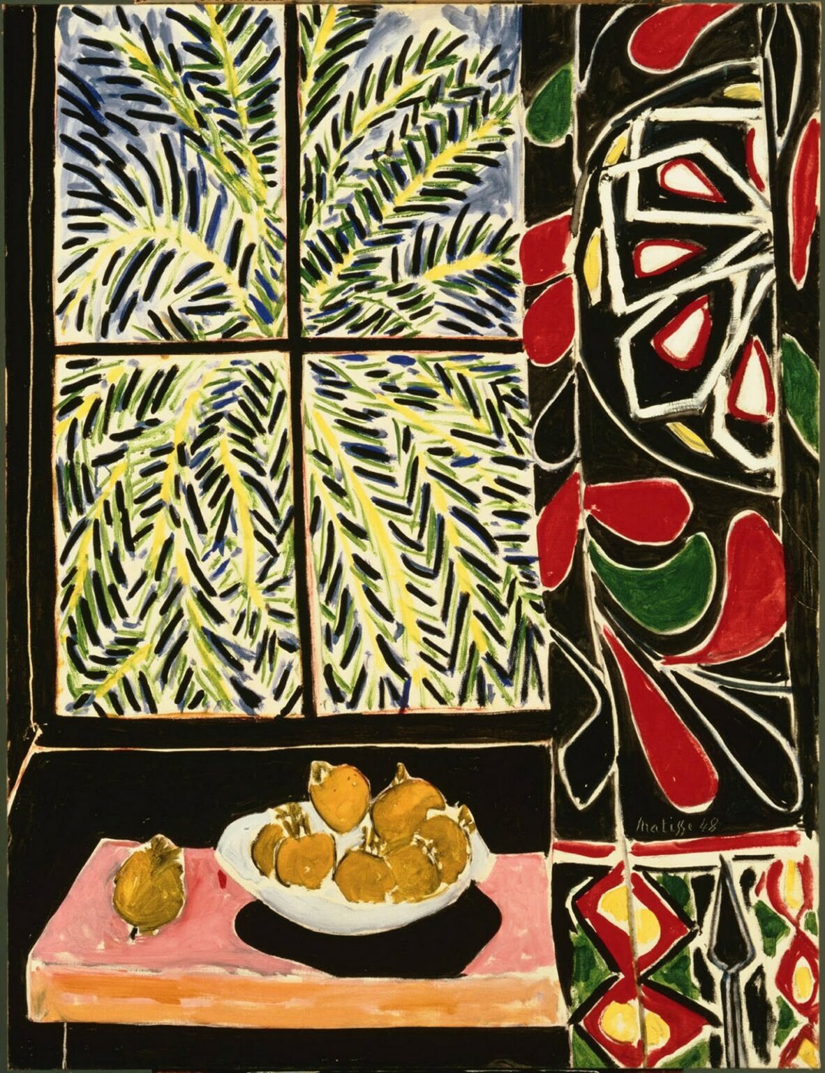 Matisse Interior with Egyptian Curtain (1948)