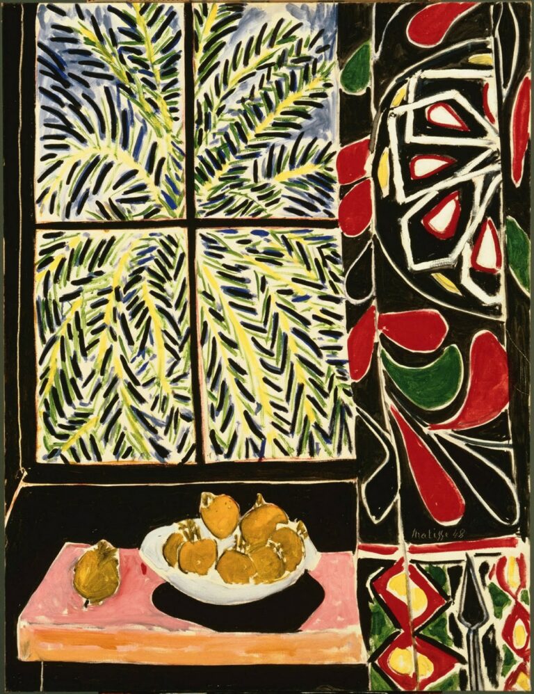 Matisse Interior with Egyptian Curtain (1948)