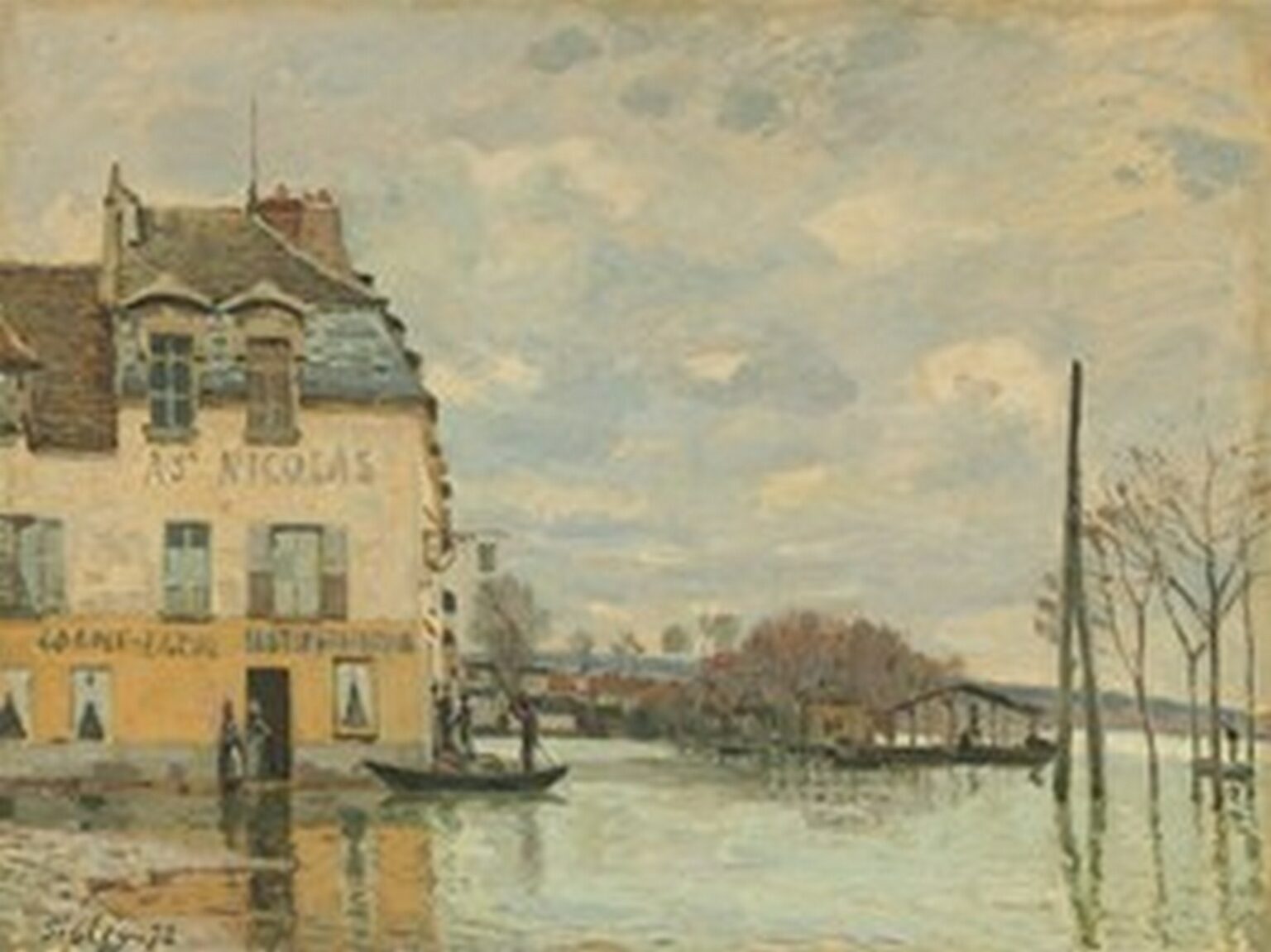 Sisley Inundación en Port-Marly (1872)