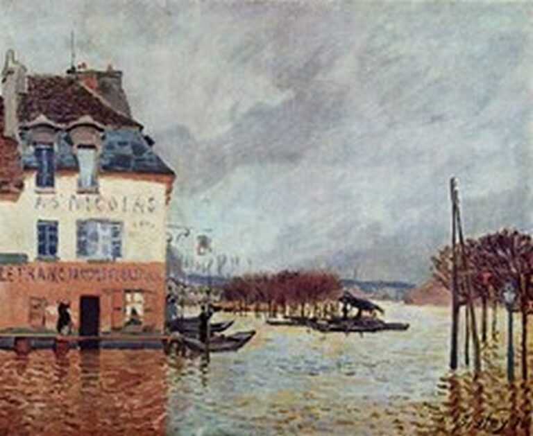 Sisley Inundación en Port-Marly (1876)