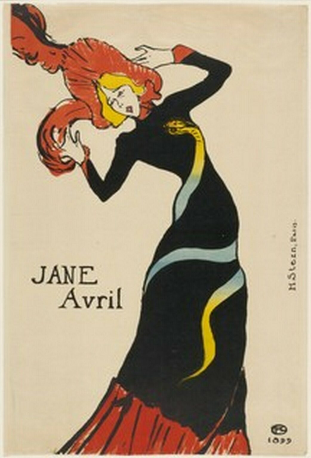Toulouse-Lautrec Jane Avril (1899)