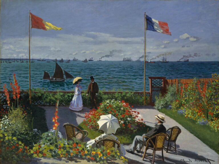 Monet Jardin a Sainte-Adresse (1867)