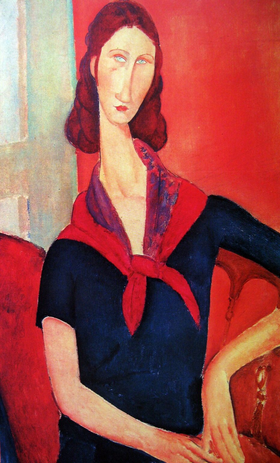 Modigliani Jeanne Hébuterne with a Scarf (1919)