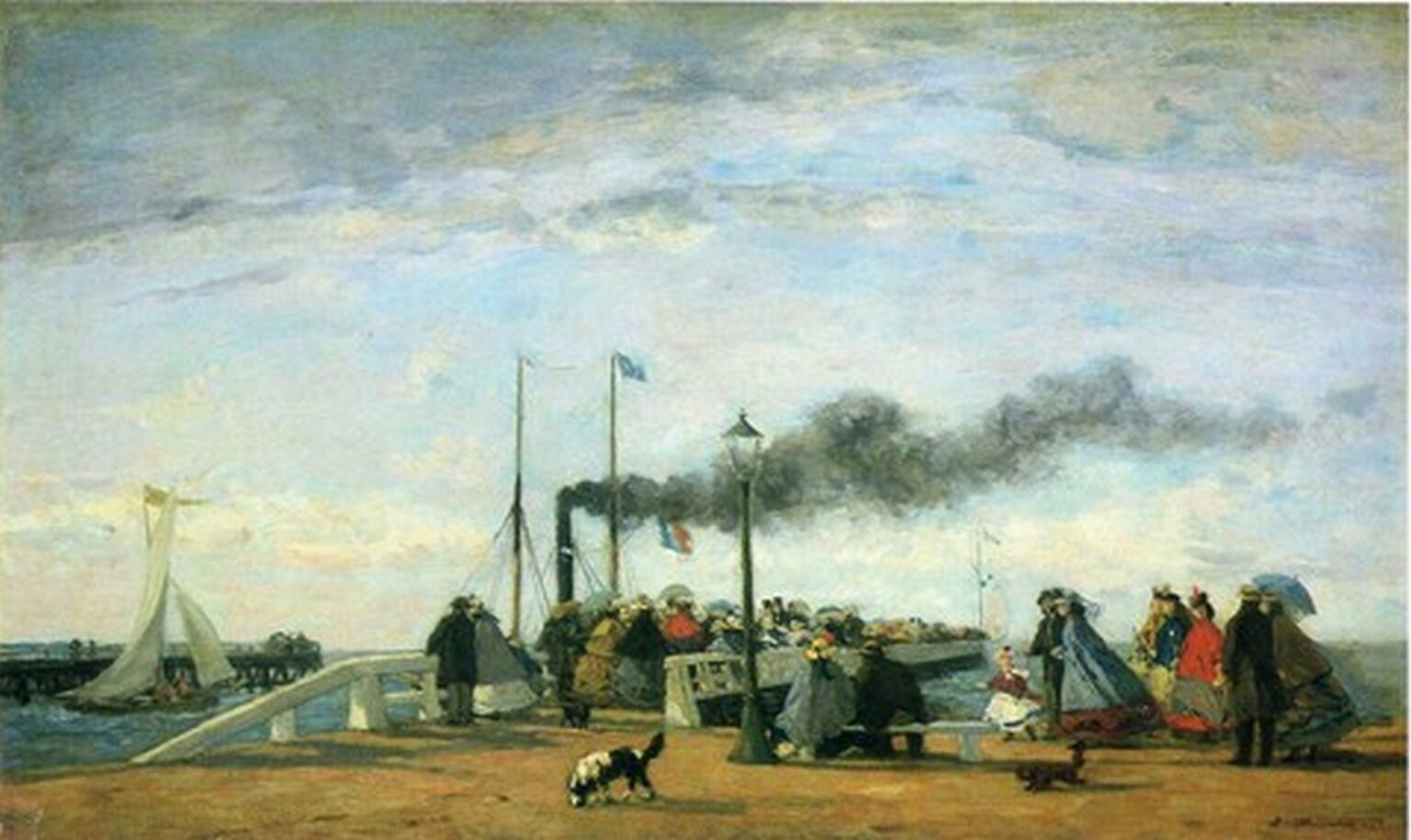 Boudin Jetty and Wharf at Trouville (1963)