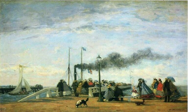 Boudin Jetty and Wharf at Trouville (1963)