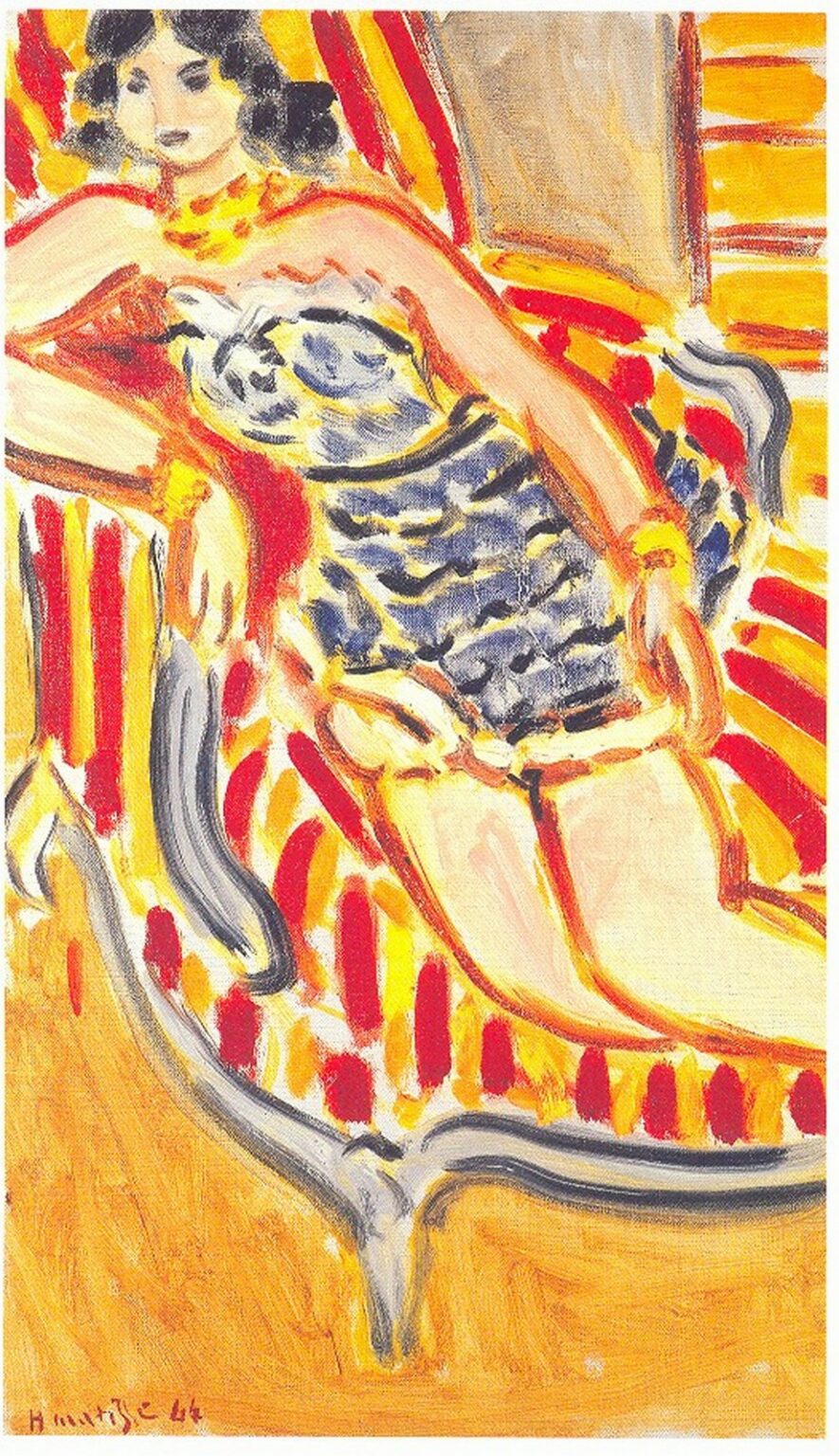 Matisse Jeune Femme au canapé