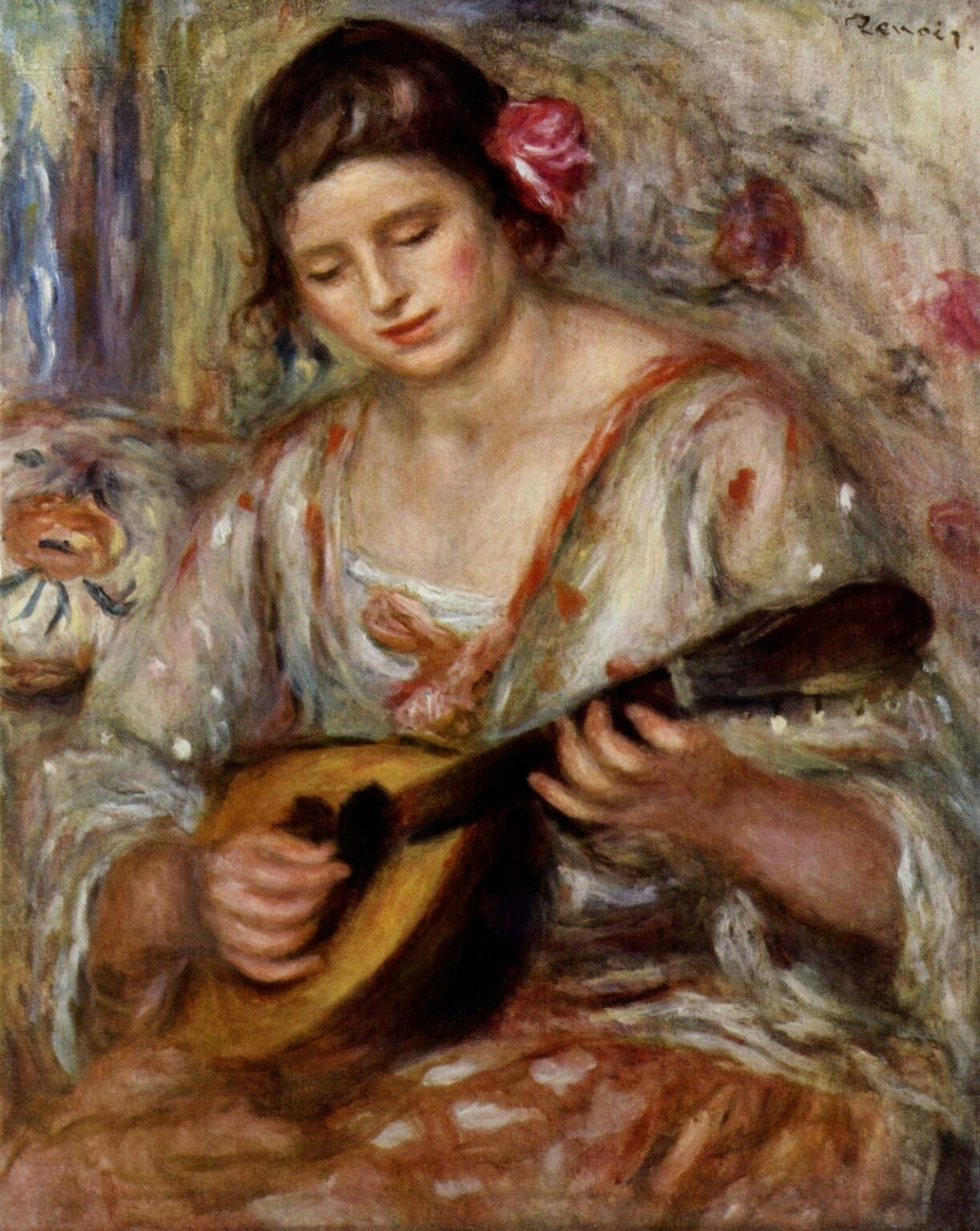 Renoir Jeune fille à la mandoline (1918)