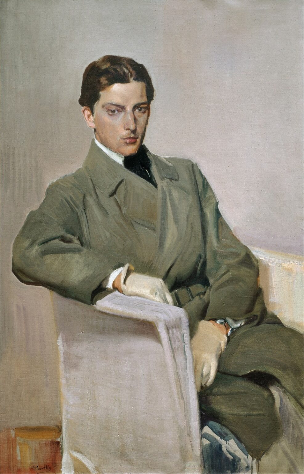 Sorolla Joaquín Sorolla y Garcia sentado (1917)