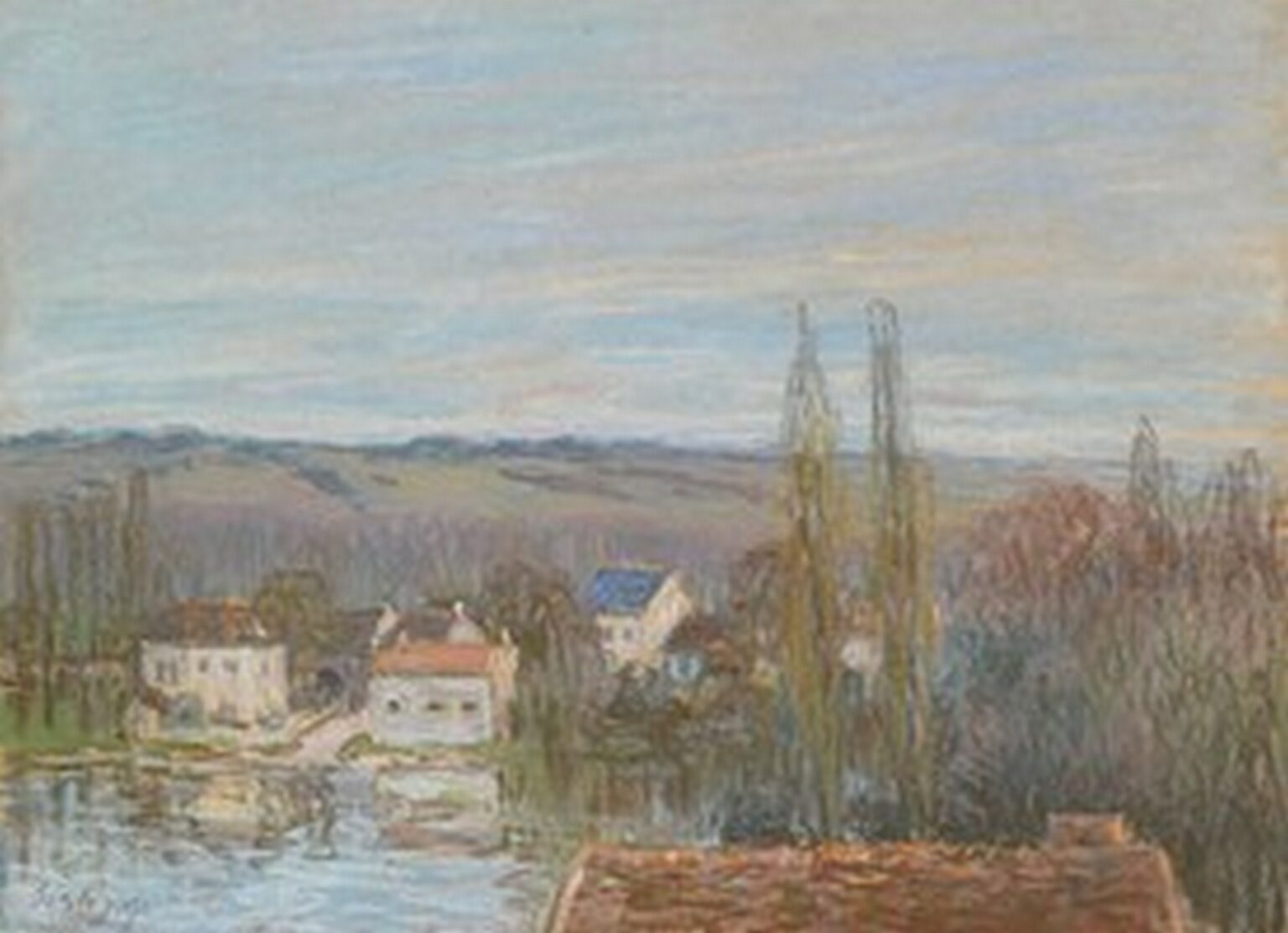 Sisley L'Abreuvoir de Marly (1895)