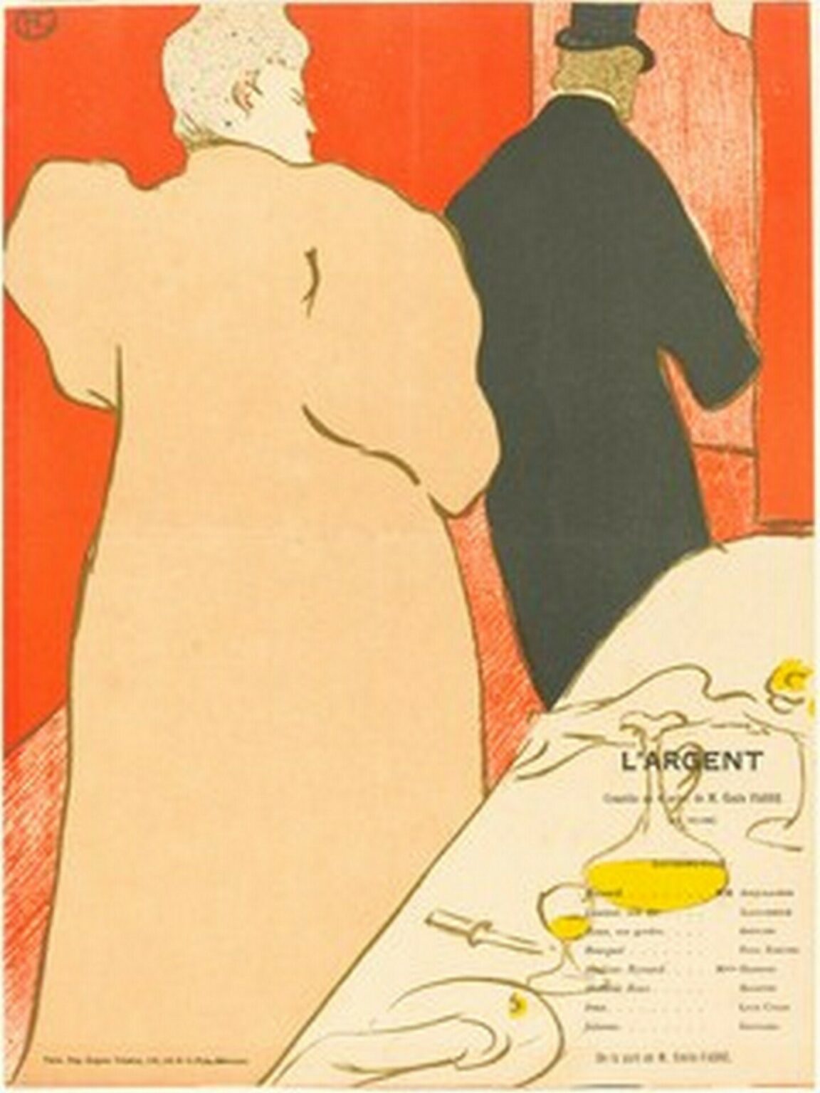Toulouse-Lautrec L'Argent (1895)