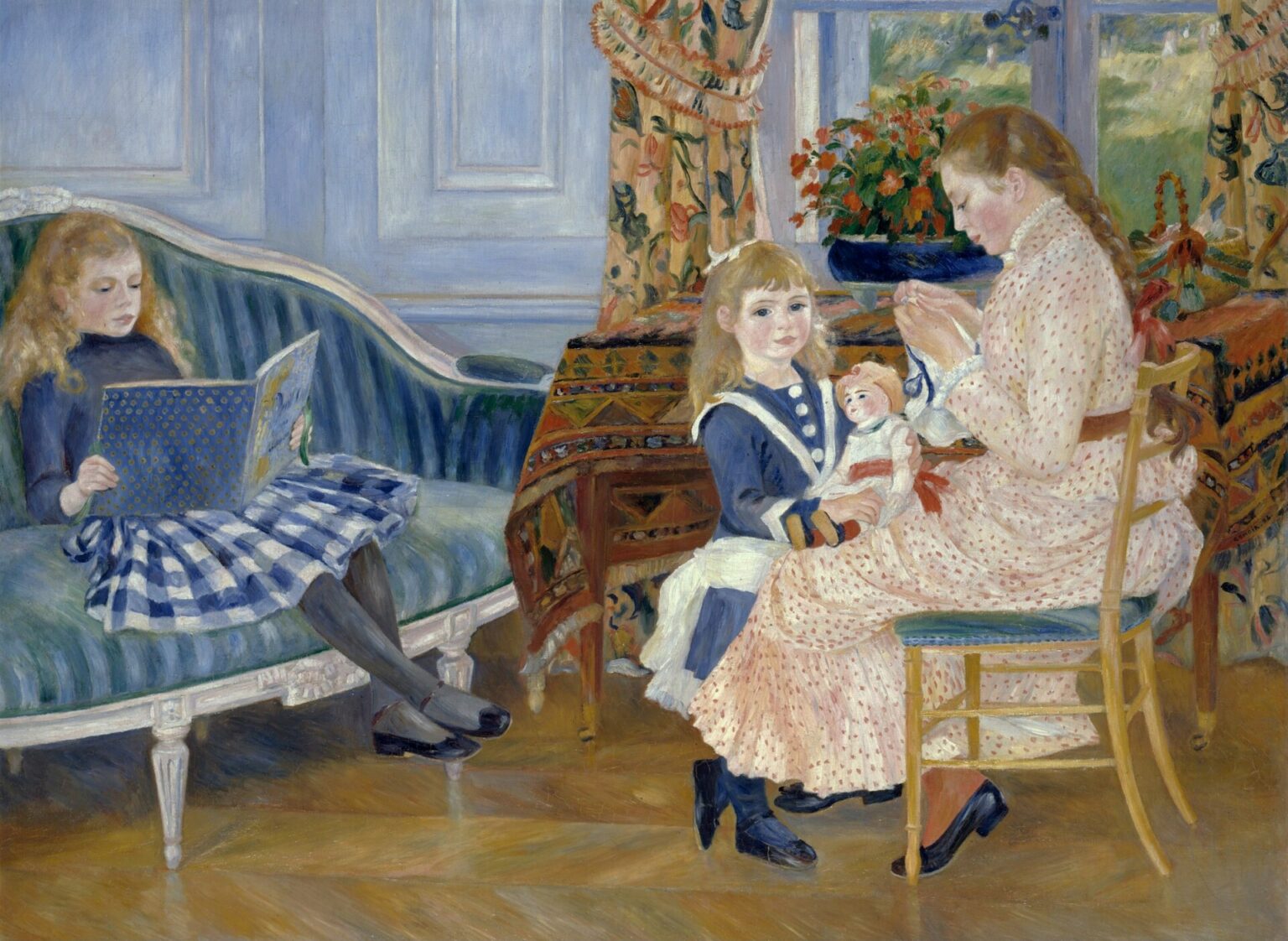 Renoir L'après-midi des enfants à Wargemont (1884)