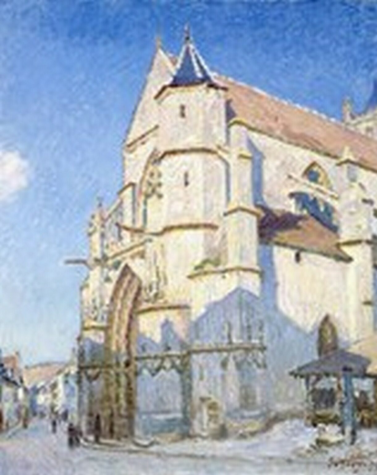 Sisley L'Église à Moret (1894)