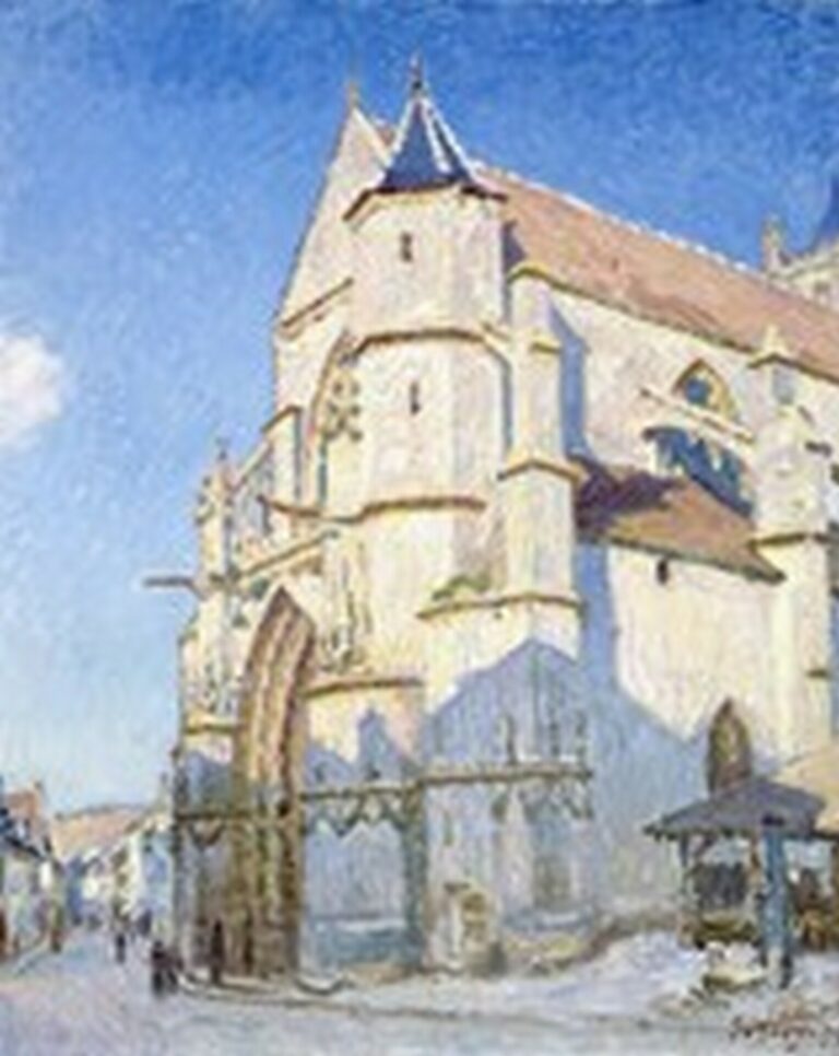 Sisley L'Église à Moret (1894)